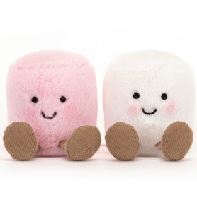 Amuseables Pink and White Marshmallows - Jellycat