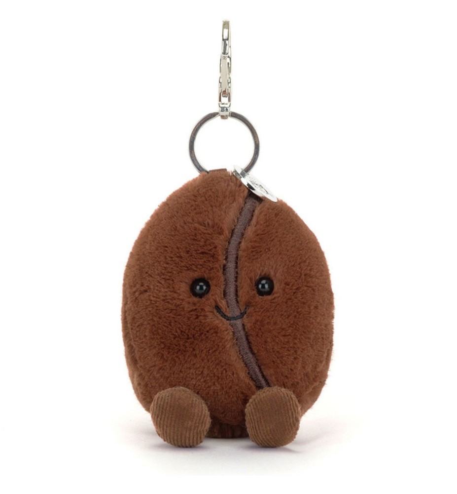 Amuseables Coffee Bean Bag Charm - Jellycat
