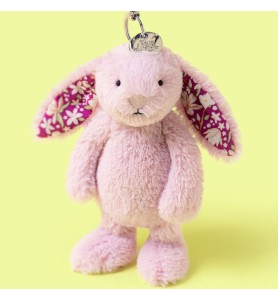 Thistlepop Blossom Luxe Bunny Bag Charm - Jellycat