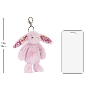 Thistlepop Blossom Luxe Bunny Bag Charm - Jellycat