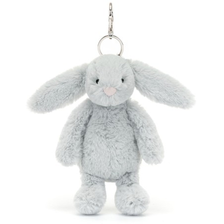 Bashful Silver Bunny Bag Charm - Jellycat
