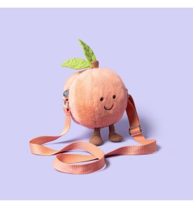 Amuseables Peach Shoulder Bag - Jellycat