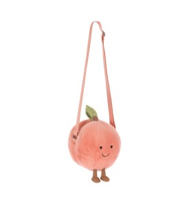 Amuseables Peach Shoulder Bag - Jellycat