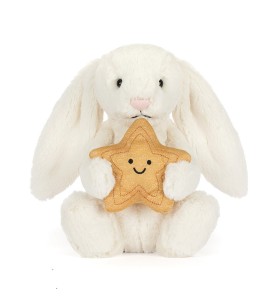 Cream Bunny With Star - Jellycat