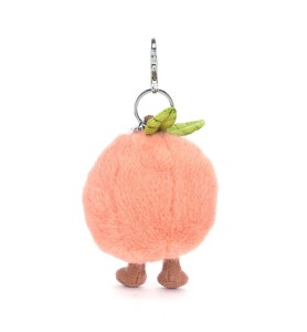 Amuseables Peach Bag Charm - Jellycat