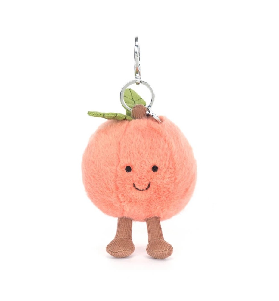Amuseables Peach Bag Charm - Jellycat